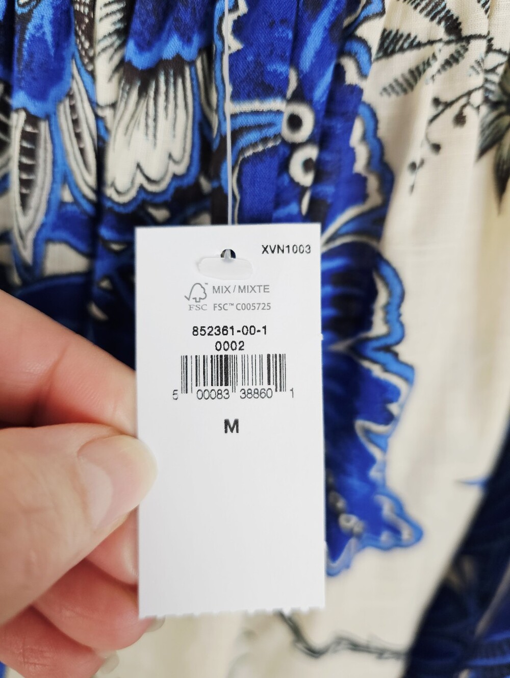 Banana Republic #852361 Square Neck Tropical Floral Boho Blouse NWT - Picture 5 of 10